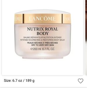Lancome Nutrix Royal Body Moisturizer - 6.7oz